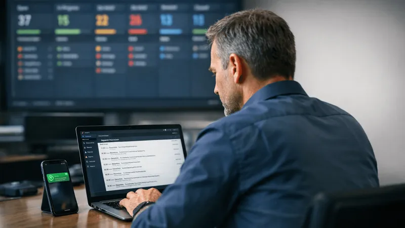Imagem de destaque do artigo: Como automatizar atualização de status e notificações de chamados no helpdesk com IA