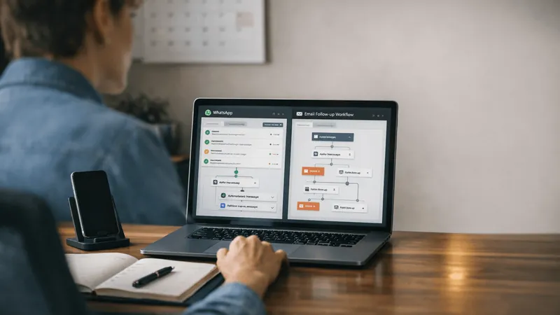 Imagem de destaque do artigo: Como automatizar follow-ups comerciais em agências de marketing com IA operacional