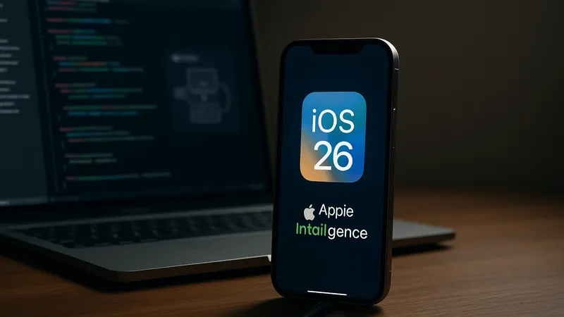 Imagem de destaque do artigo: Como desenvolvedores estão usando os modelos de IA local da Apple no iOS 26