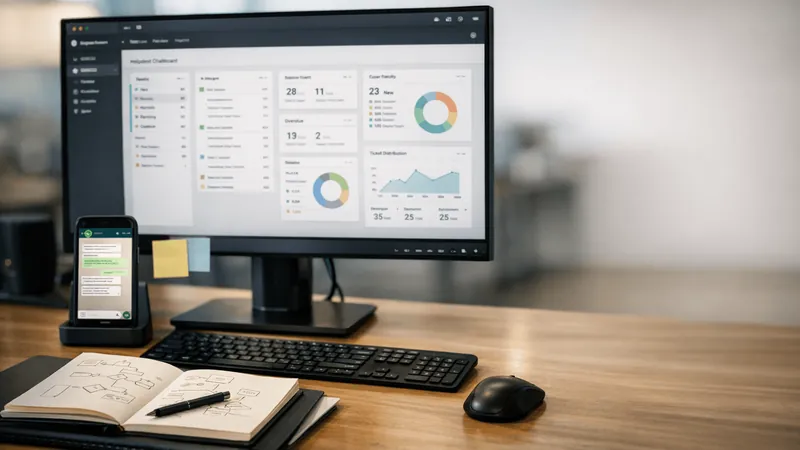 Imagem de destaque do artigo: Como usar IA na triagem de suporte em softwares B2B: do nível 1 ao roteamento com SLA