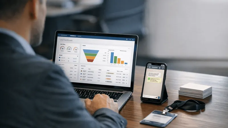 Imagem de destaque do artigo: Como usar IA para aproveitar melhor leads de eventos e feiras no B2B