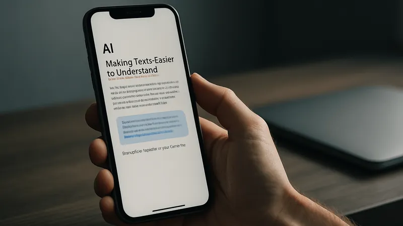 Imagem de destaque do artigo: Google lança Simplify no app para iOS para tornar textos complexos mais fáceis de entender