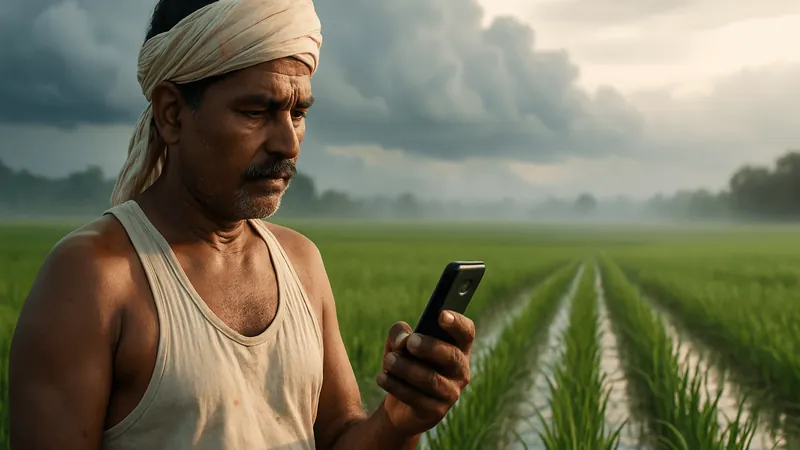 Imagem de destaque do artigo: IA do Google prevê início das monções e orienta 38 milhões de agricultores na Índia
