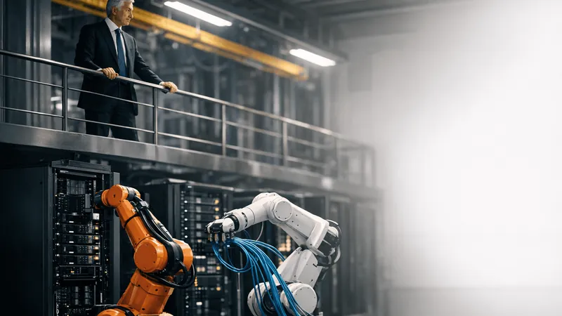 Imagem de destaque do artigo: SoftBank cria empresa de robótica para construir data centers e mira IPO de US$ 100 bilhões
