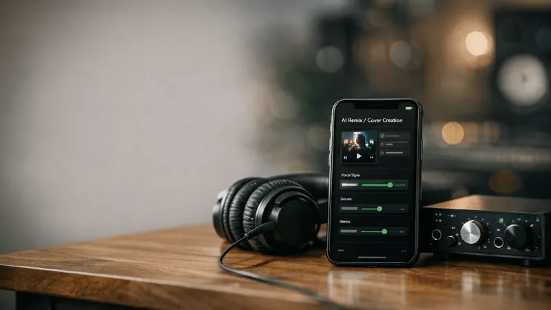 Imagem de destaque do artigo: Spotify e Universal fecham acordo para liberar covers e remixes com IA criados por fãs no app
